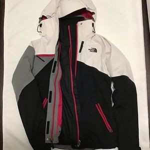 The North Face triclimate hyvant jacket.
